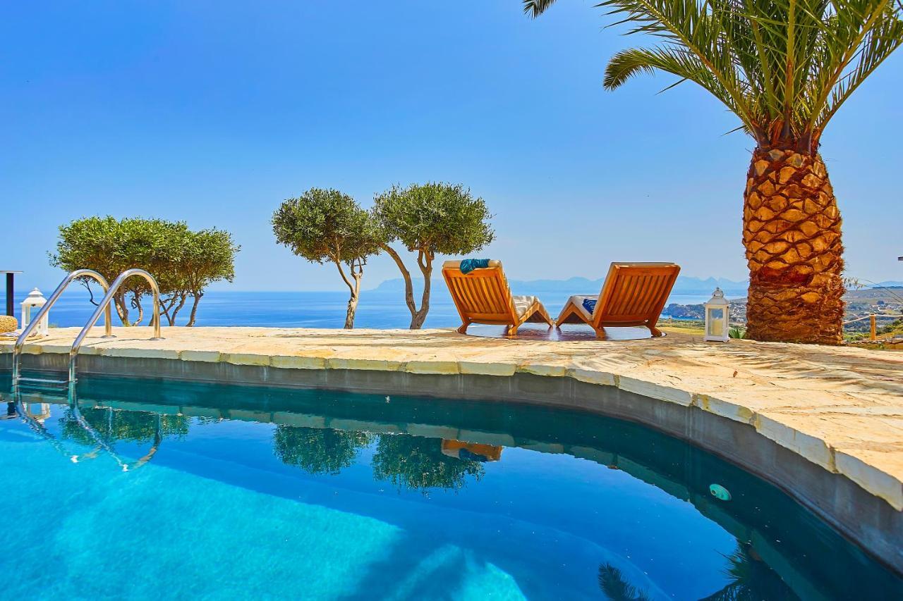 Villa Brezza Marina - Scopello-Villas Скопелло Екстер'єр фото