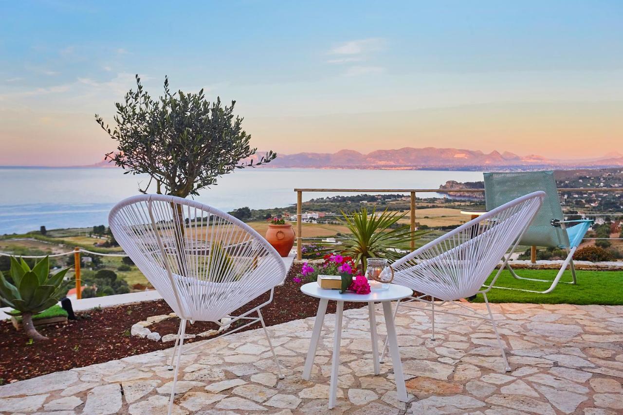 Villa Brezza Marina - Scopello-Villas Скопелло Екстер'єр фото
