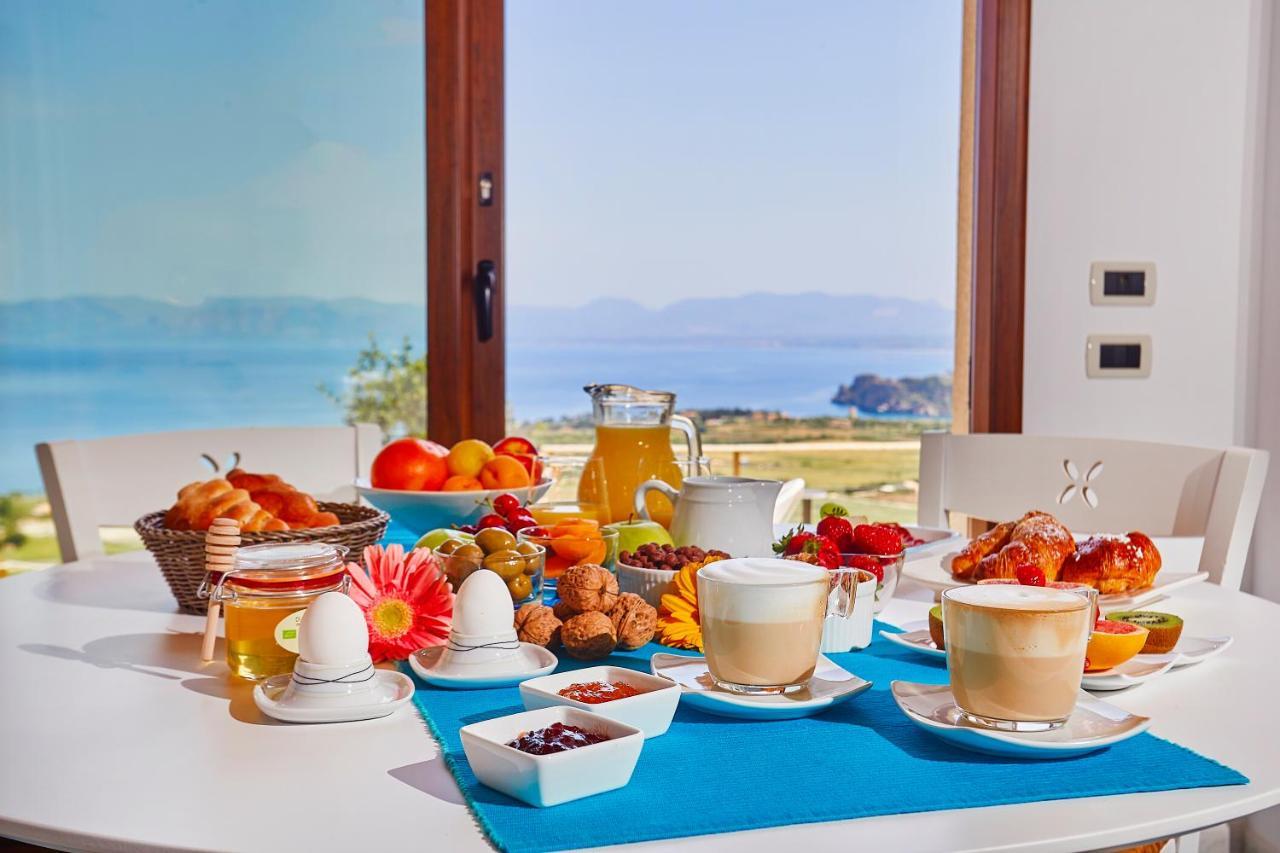 Villa Brezza Marina - Scopello-Villas Скопелло Екстер'єр фото