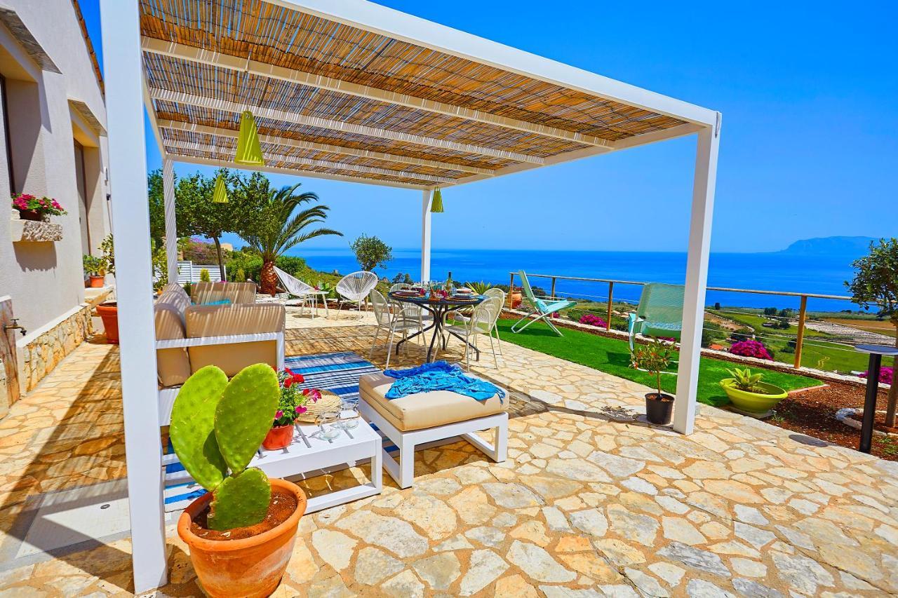 Villa Brezza Marina - Scopello-Villas Скопелло Екстер'єр фото