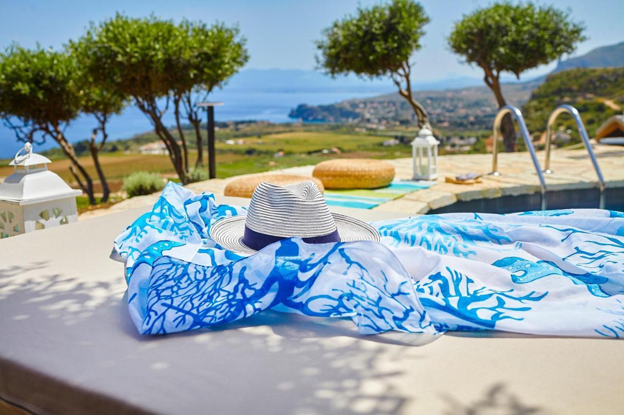 Villa Brezza Marina - Scopello-Villas Скопелло Екстер'єр фото